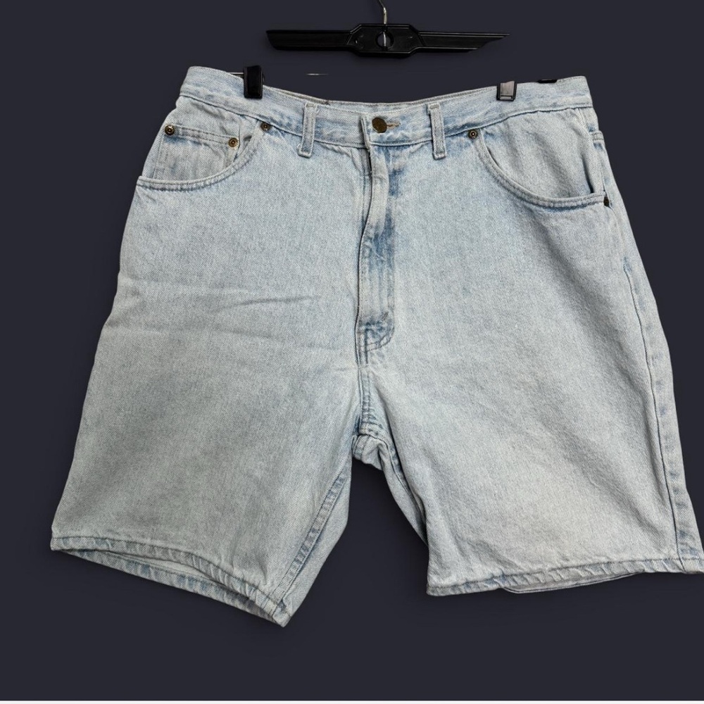 Vintage 90s Hunt Club Mens‎ 36 Light Wash Denim Jorts Baggy Skater Grunge Street